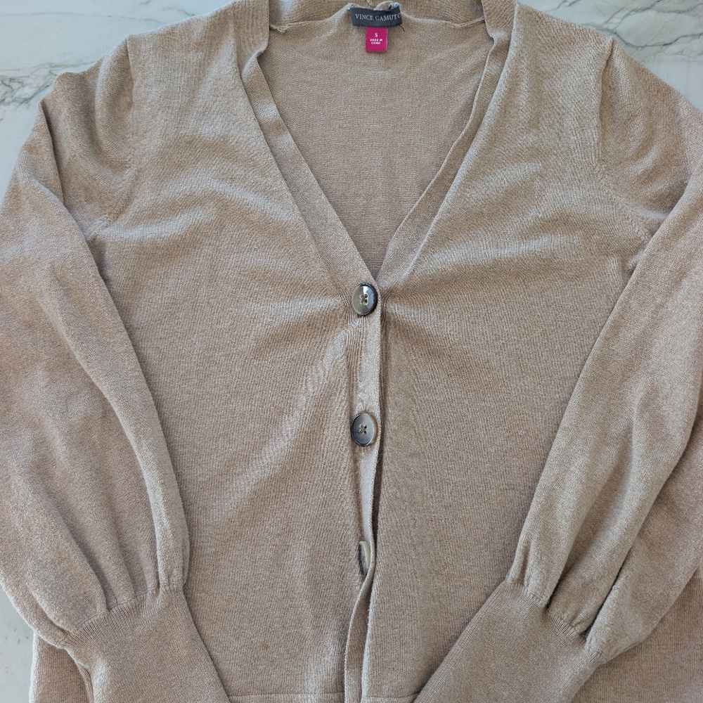 Vince Camuto Tan Knit Top